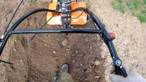 Мотоблок КОРОНА 207 МG (МегаАрсенал). Первая вспашка.