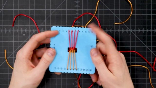 Flat Braid Kumihimo Bracelet Tutorial смотреть онлайн