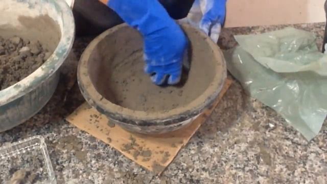 VASO DE CIMENTO DECORADO PARA ROSA DO DESERTO E AFINS DECORATED CEMENT FLOOR смотреть онлайн