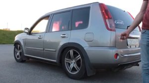 NISSAN X-Trail на пневмоподвеске