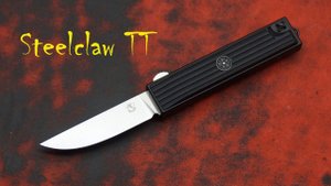 Steelclaw TT. Новинка, выкидной нож с фронтальным выбросом клинка на любителя.