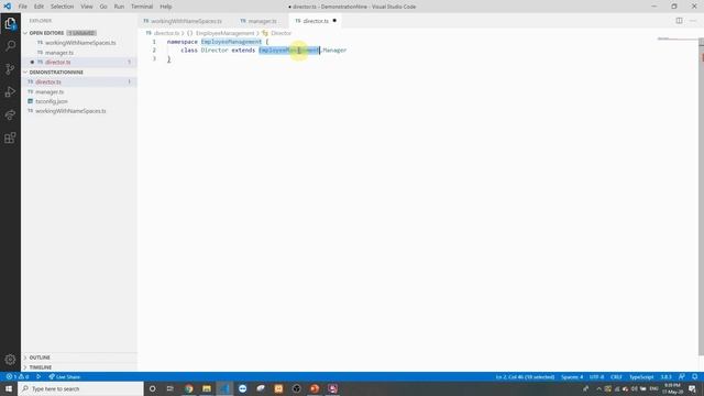 Namespaces in TypeScript