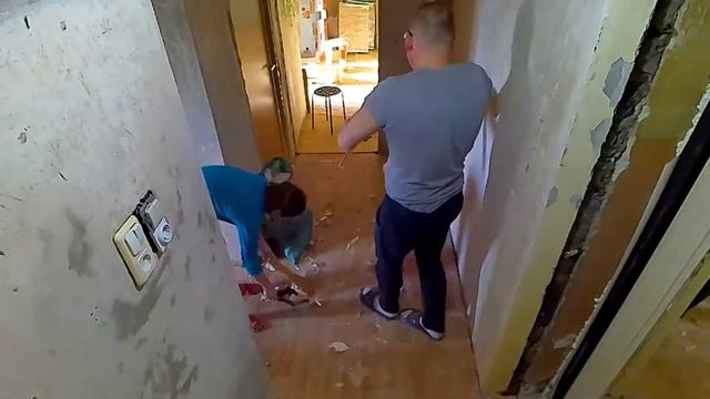 Ремонт квартиры/Укладка плиты ОСП/Ремонт квартиры своими руками/Часть 1