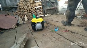 Обзор бензогенератора champion GG951DC!!!