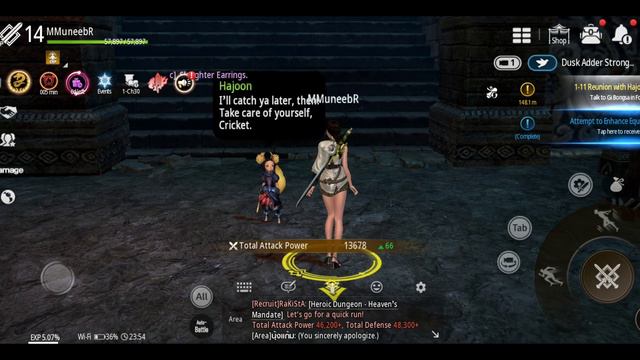 Blade & Soul Revolution Gameplay | Max Graphics Setting 1080p 60Fps | Android/iOS