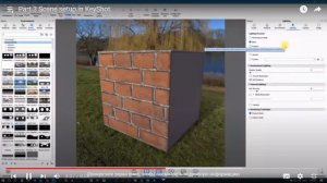 Настройка сцены в KeyShot Часть 3