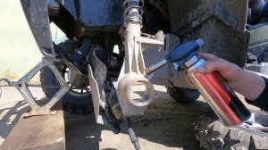 Ремонт квадроцикла Поларис Спортсмен 570, замена  ступичного подшипника на polaris sportsman 570