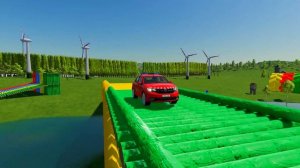 TRANSPORTING CARS WITH LOAD & TRANSPORT POLICE CARS, AMBULANCE, FIRE TRUCKS   Farming Simulator 22