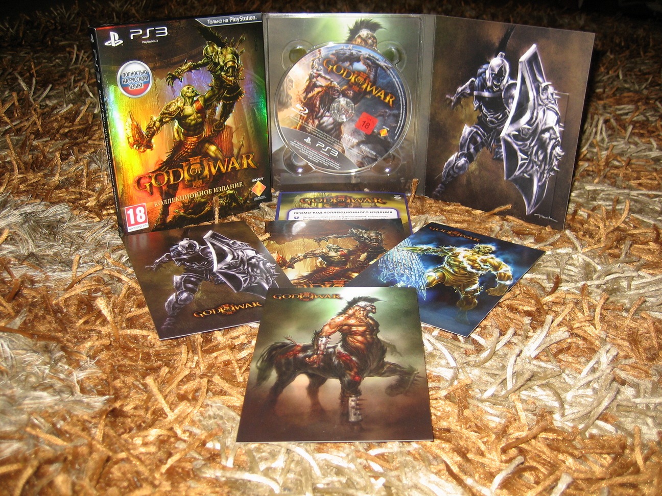 Распаковка God of War III III Collector's Edition (PS3)
