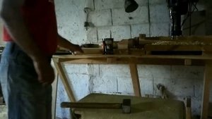 Изготовление табурета / Production of a wooden chair