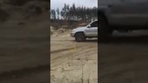 Тойота Прадо 120 песок, карьер