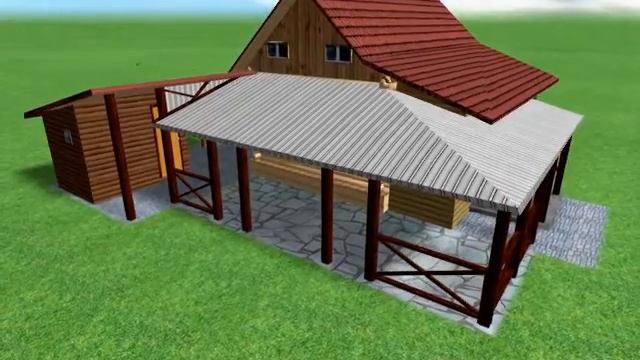 вариант НАВЕСА у бани смотреть онлайн