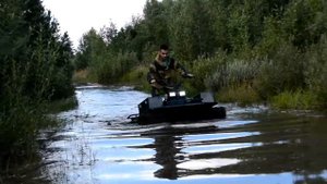 ПРОЕДЕТ ВЕЗДЕ уникальный гусеничный вездеход с двигателем от МОТОБЛОКА