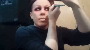 Макияж, перевоплощение травести Drugqueen makeup. Ссылки в описании