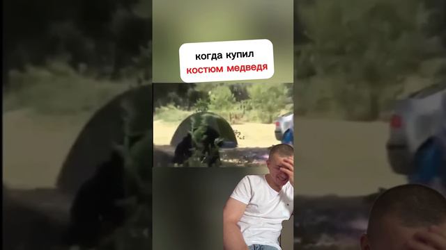 Когда купил костюм медведя 😁 #юмор