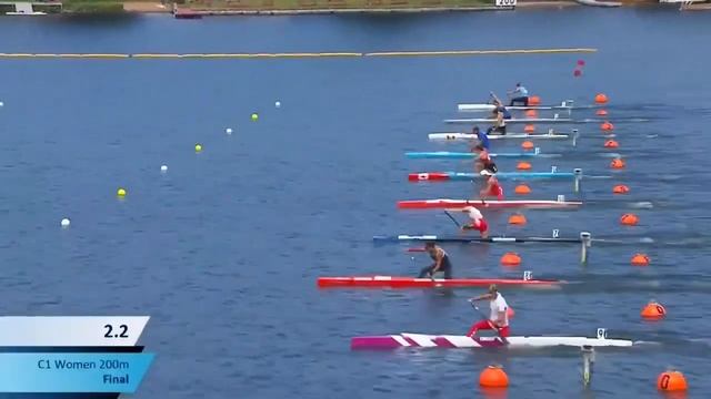 C-1 Women 200m Final A 2022 Canoe Sprint World Championships смотреть онлайн
