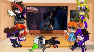 Aftons(+Ennard&Glitch) react It's time to die\\Gacha club\\FNAF\\My AU\\Warning:Gore&Blood//