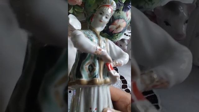 Обзор фарфоровых скульптур Дулево , ЛФЗ . #фарфор #фарфоровыестатуэтки