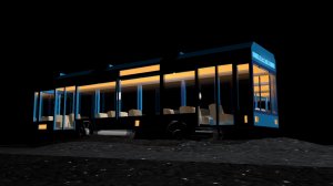 Моделирование электробуса в Синема 4Д туториал