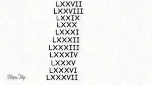 РИМСКИЕ ЦИФРЫ ДО миллиона