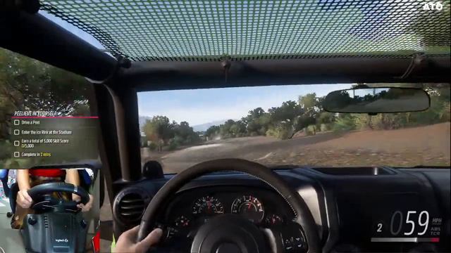 JEEP TRAILCAT'16 |  forza horizon 5 | STEERINGWHEEL | LOGITECH | gamesplay PC