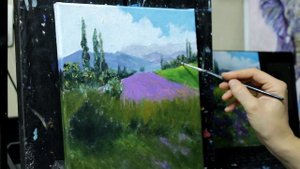 Прованс картина маслом с нуля