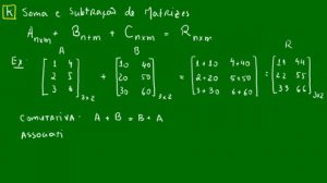 04   Soma e subtração de matrizes