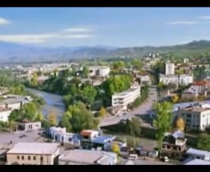 Ахалцихе, Грузия, Джавахк, панорама города Ахалцихе часть 3