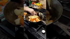 Быстрый рецепт картошки с тыквой?