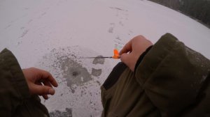 Зимняя рыбалка Ротан и окунь на вертикальную блесну