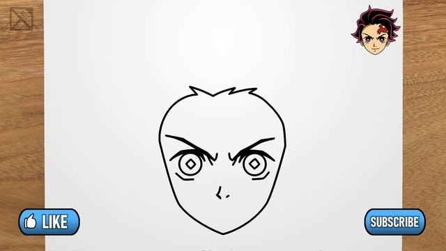 Как нарисовать Танджиро (Demon Slayer) смотреть онлайн