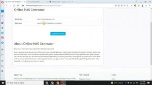 Online Md5 Generator Online || Free SEO Ranking Tools