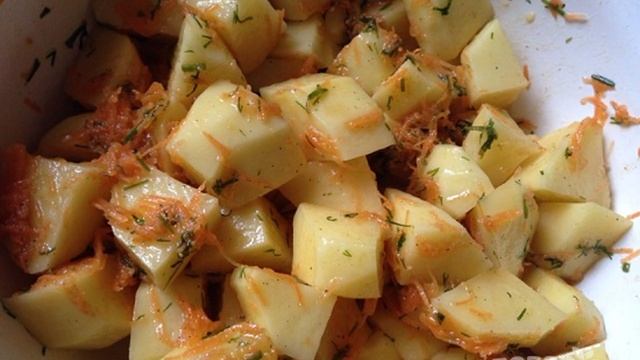 Картофель в пакете для запекания