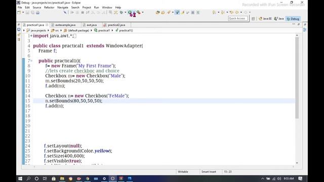 5: Creating text box and Choice | java awt tutorial | Devil Programmer смотреть онлайн
