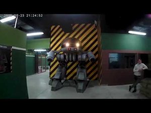 Робот-охранник сделан по заказу Альянс-Парка.