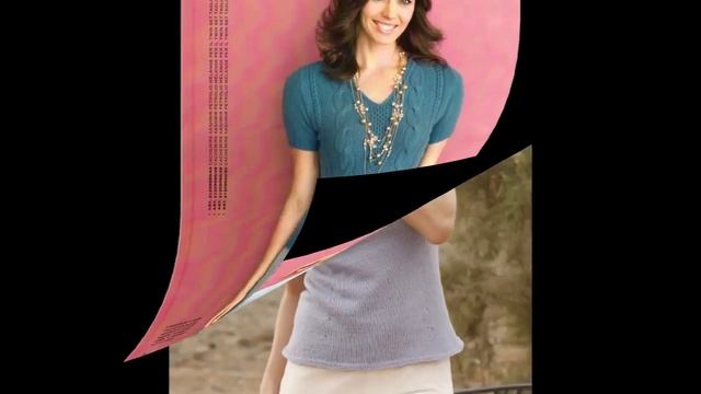 Вязаная Кофточка с Коротким Рукавом Спицами 2019 / Knitted Blouse With Short Sleeve Knitting Sleeve