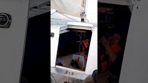 Яхта Ассоль, первый раз под парусом