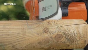 Как сделать песочницу при помощи электропилы STIHL MSE141