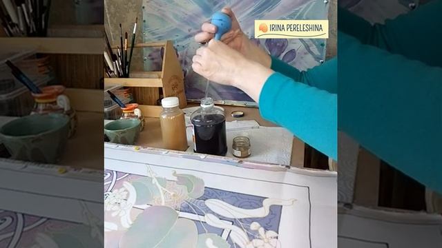 Как нанести резерв для холодного батика смотреть онлайн