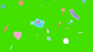 Футаж Конфетти | Футажи для видео | Хромакей | confetti green screen | ФутаЖОР