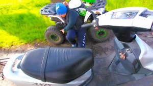 ОБЗОР ЯМАХА АКСИС 90 ТЕСТ ДРАЙВ ЯМАХИ. РОЗГОН ЛЮТИЙ САМИЙ МОЩНЫЙ СКУТЕР ИЗ ВСЕХ. ГОНКА ИЗ КИТАЙЦАМИ