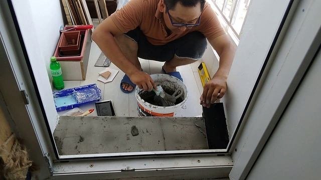 Ремонт балкона часть 3