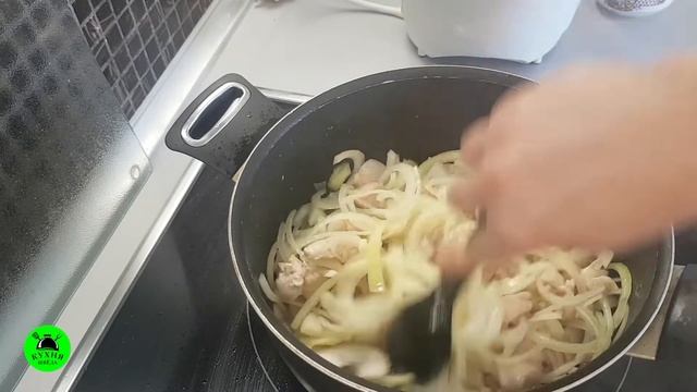 Плов с курицей и курдючным салом...