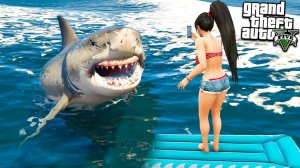 АКУЛА МЕГАЛОДОН ОХОТИТСЯ НА ЧЕЛОВЕКА В ГТА 5 МОДЫ! MEGALODON ОБЗОР МОДА В GTA 5! ИГРЫ ГТА ВИДЕО MODS