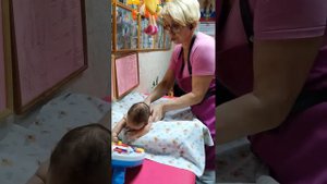 Массаж 1.5 месячного ребёнка.