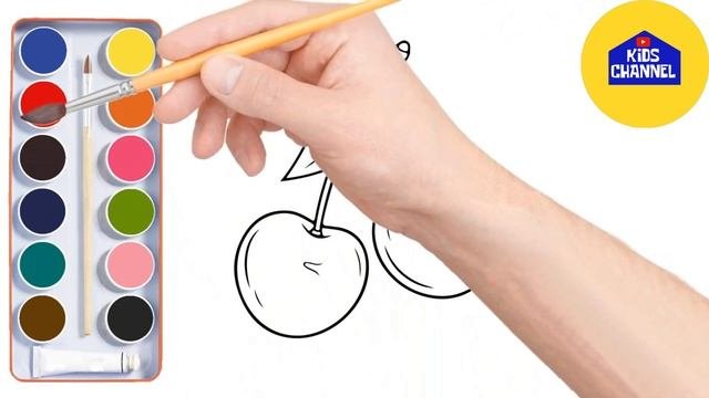 Draw Fruits And Vegetables // Рисуем фрукты и овощи