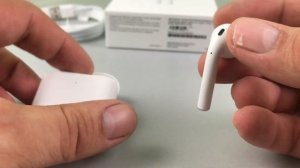 AirPods 2  распаковка и обзор