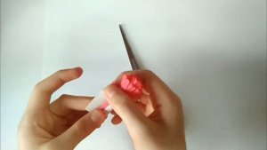 Гвоздика из гофрированной бумаги. Мастер-класс от  Виктории Охромчук.