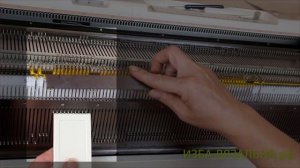 Широкая коса на вязальной машине. Узор  №145. Широкие косы на двухфонтурной машине Silver 840,