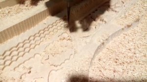 3d  фрезеровка резного багета на станке ЧПУ